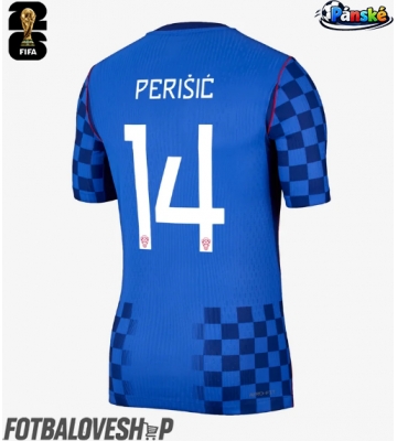 Chorvatsko Ivan Perisic #14 Venkovní Dres MS 2026 Krátký Rukáv